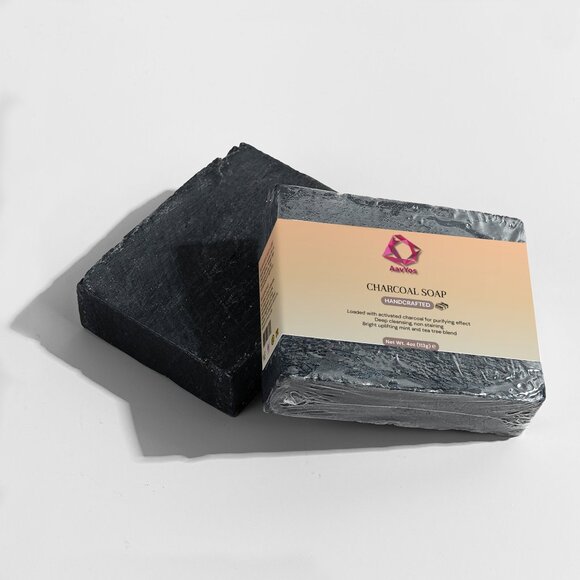 AavYos Charcoal Soap For Face and Body - Picture 4 of 4